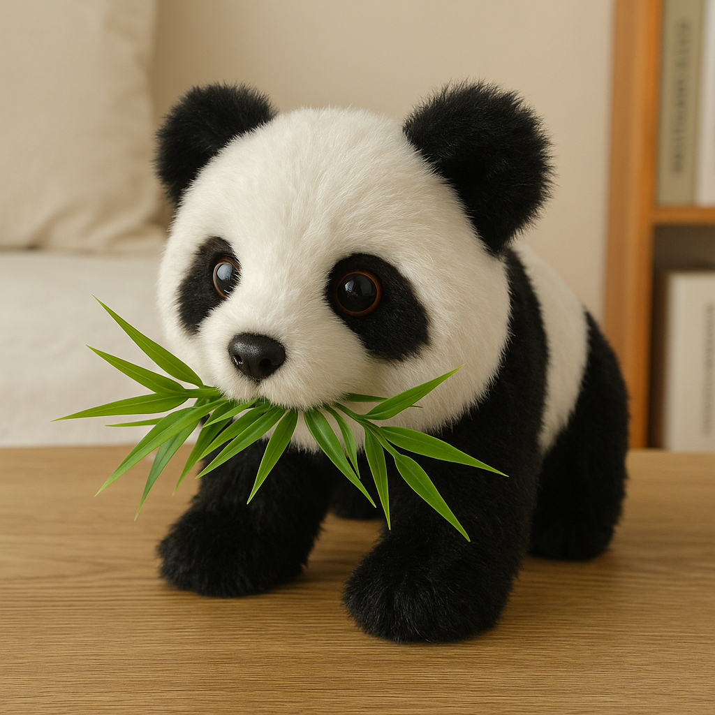 🐼Gerçekçi panda oyuncağım - 🎋Bambu ormanından bir arkadaş