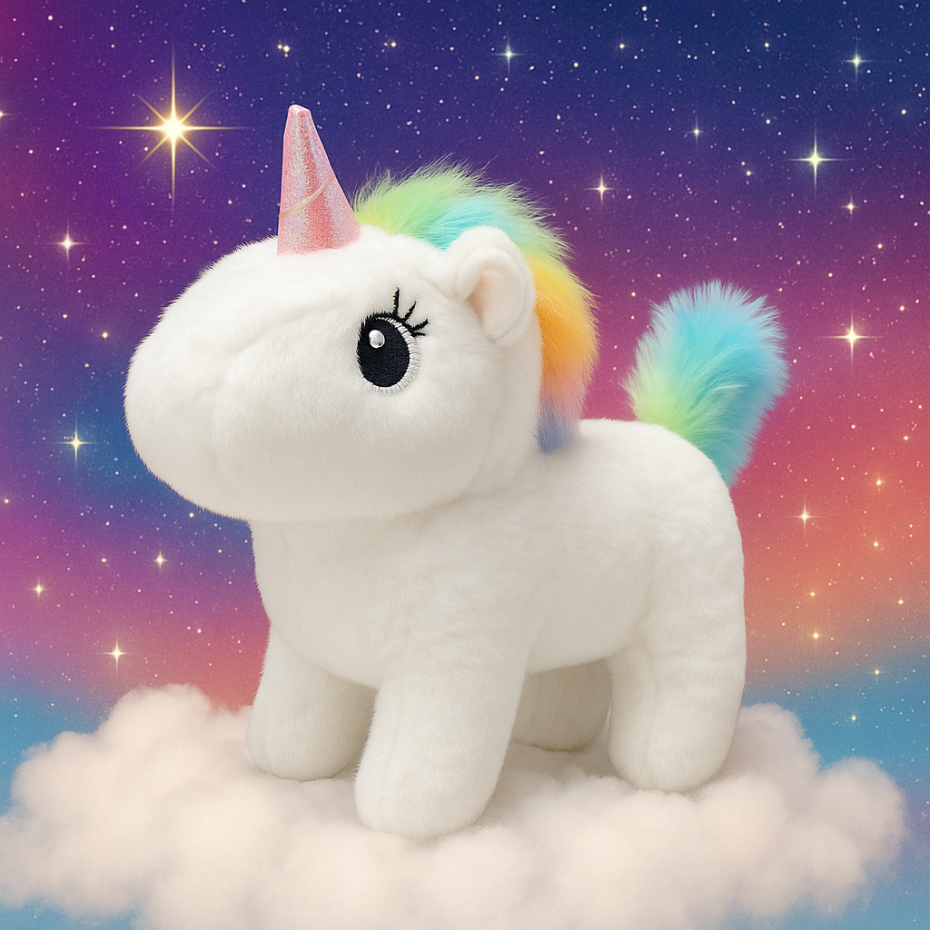🟣🦄Unicorn-🌈Sevimli Tek Boynuzlu At Peluş Oyuncak - Hayal Gücünüzün Oyun Arkadaşı
