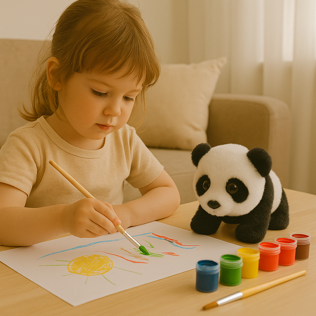 🐼Gerçekçi panda oyuncağım - 🎋Bambu ormanından bir arkadaş