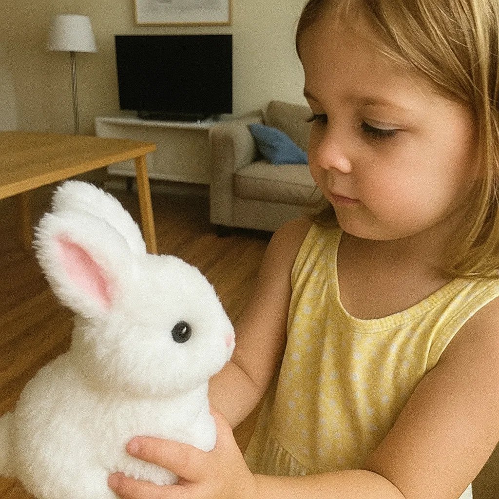 🟣🎁🐇PatiPaw - Gerçekçi Tavşan Oyuncak