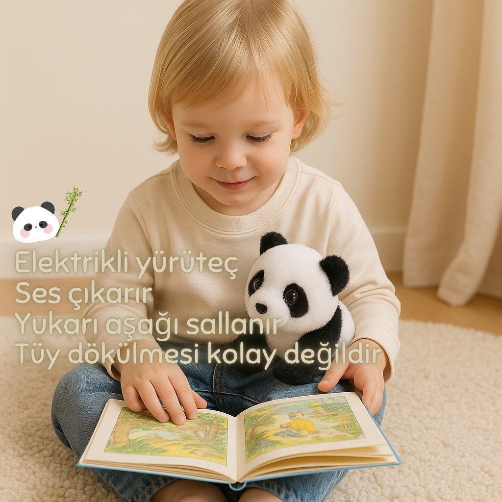 🐼Gerçekçi panda oyuncağım - 🎋Bambu ormanından bir arkadaş