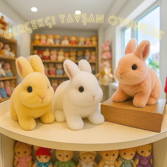 🟣🎁🐇PatiPaw - Gerçekçi Tavşan Oyuncak