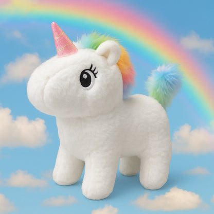 🟣🦄Unicorn-🌈Sevimli Tek Boynuzlu At Peluş Oyuncak - Hayal Gücünüzün Oyun Arkadaşı